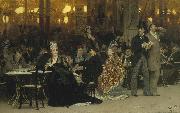 Ilya Repin A Parisian Cafe Spain oil painting artist